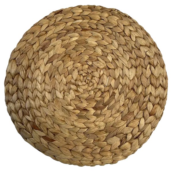 Bajo plato - Mimbre Beige Trinche